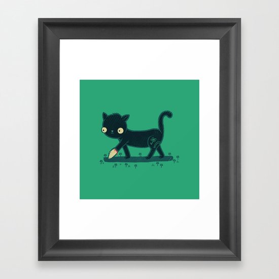 Make Your Own Luck Framed Art Print