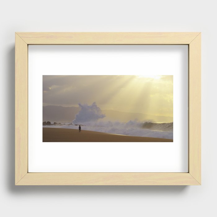 Explosions in the Sky Recessed Framed Print