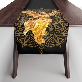 Golden Guardian Angel Table Runner