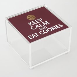Keep calm and eat cookies Acrylic Box