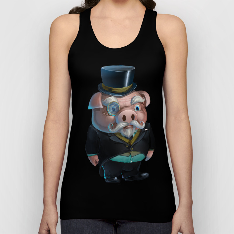 Kink Pig Master Rough Dressed To The Nines Unisex Tank Top By