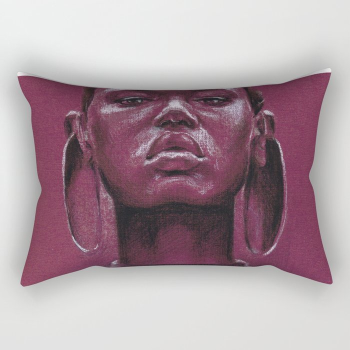Gorgeous african Rectangular Pillow