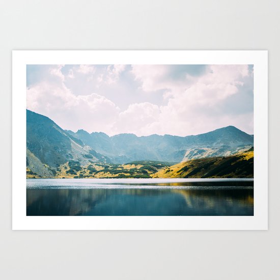 Autumn Mountain Lake Art Print