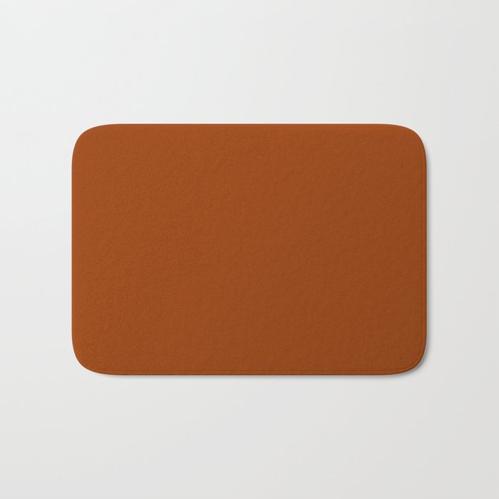 Cello Mood Tawny Orange Bath Mat By Nancyjcreates Society6