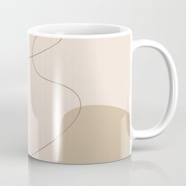 Swedish Minimalist Abstract Scandi Look Coffee Mug