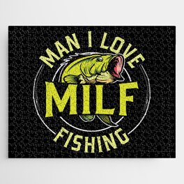 MILF Man I Love Fishing Jigsaw Puzzle