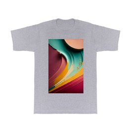 Abstract color splash T Shirt