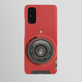 Retro red japanese camera Android Case