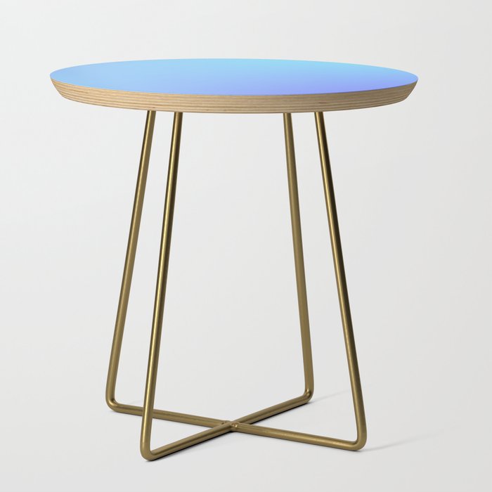 47 Blue Gradient 220506 Aura Ombre Valourine Digital Minimalist Art Side Table