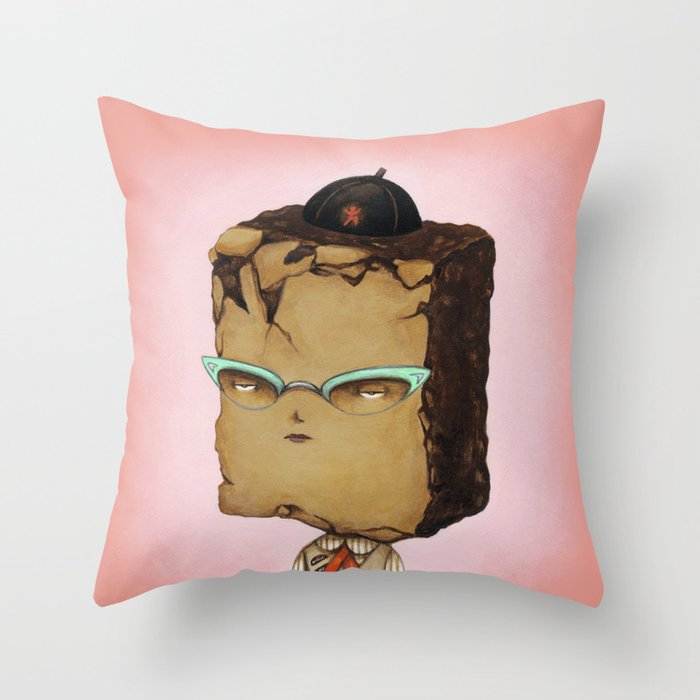 Brownie Throw Pillow