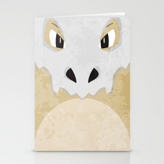 Minimalist Cubone Stationery Cards