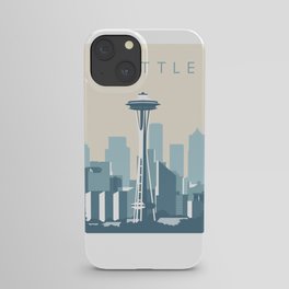 Seattle Cityscape iPhone Case