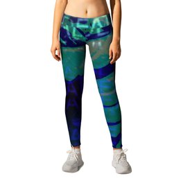 the GreenRush Collection - BlueDream Leggings | Cannabis, Gcms, Ideal, Floral, Modern, Greenrush, Color, Trapworld, Photo, Double Exposure 