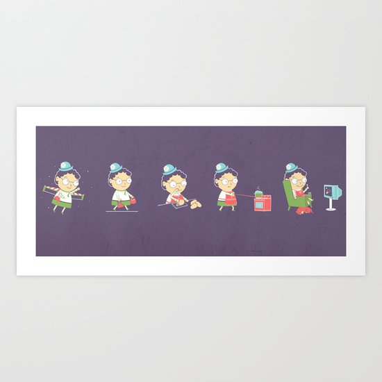 The Peculiar Life Of Mrs Nesbit Art Print