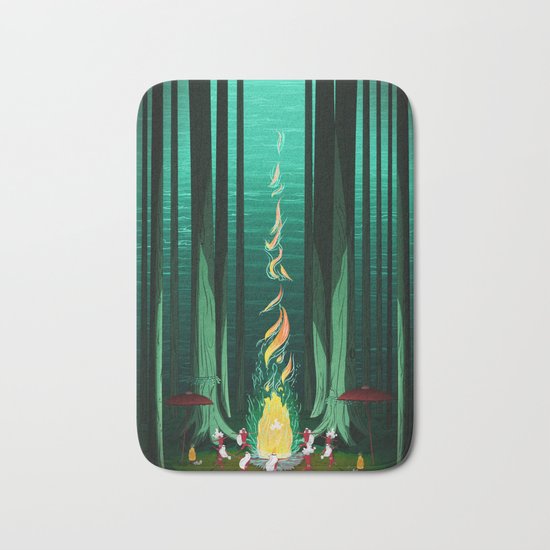 Summer Celebration Bath Mat