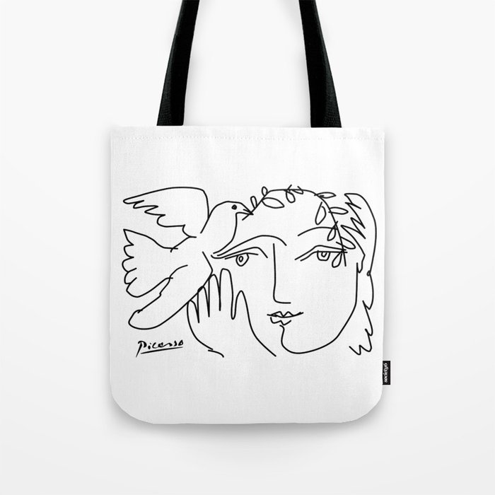 Picasso - Dove of peace Tote Bag