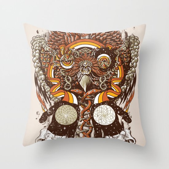 Dreams of a Feather Throw Pillow