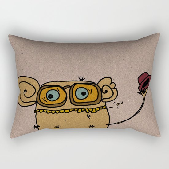 - thinking about family - Rectangular Pillow