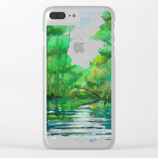 Lost in colors Clear iPhone Case