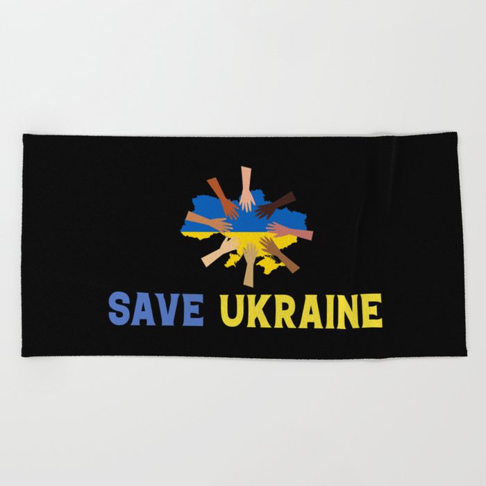 Save Ukraine Beach Towel