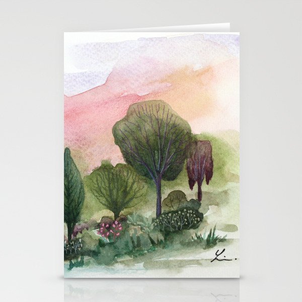 Enchanted woods 6 Stationery Cards