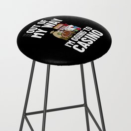 Casino Slot Machine Game Chips Card Player Bar Stool