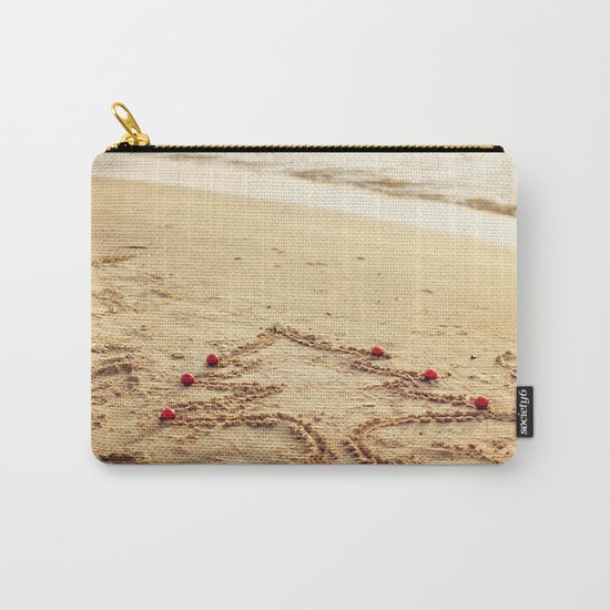 Merry Christmas! - Christmas at the beach Carry-All Pouch