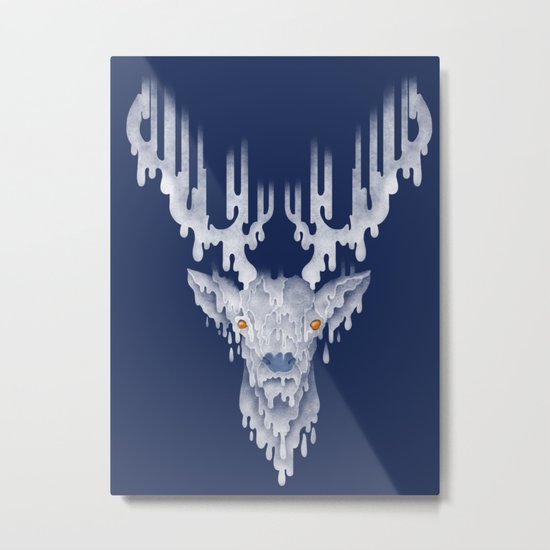 RAINdeer Metal Print