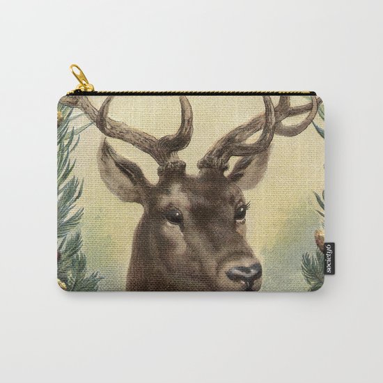 Retro Deer Carry-All Pouch