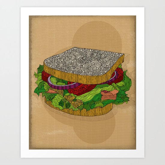 Sanduchito Art Print