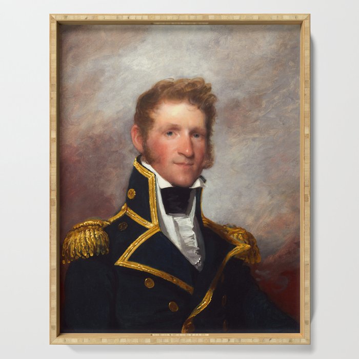 Commodore Thomas Macdonough by Gilbert Stuart Serving Tray