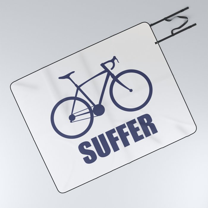 Cycling Suffer Picnic Blanket