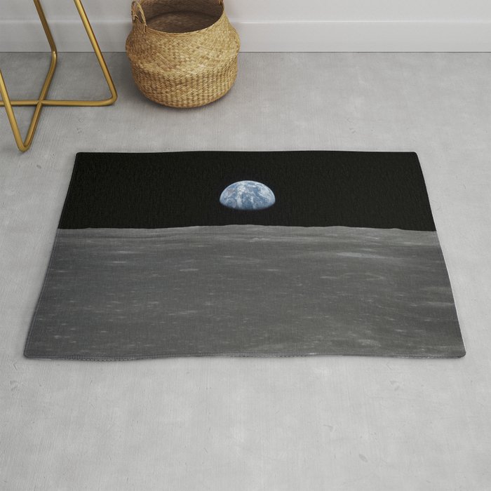 see the marble from the moon | space 005 Rug