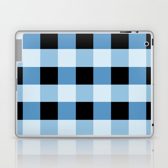 Blue Squares Laptop & iPad Skin