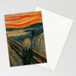 Edvard Munch The Scream (1893) Stationery Card