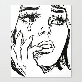 Cry Canvas Print