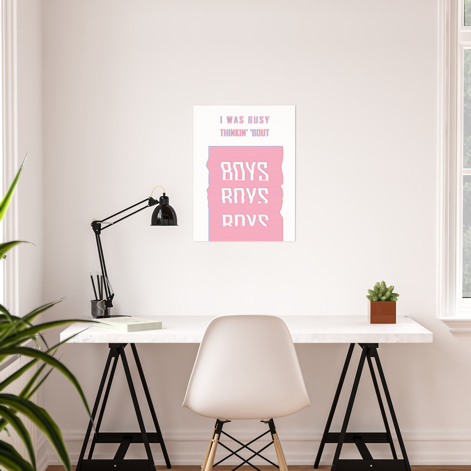 I Was Busy Thinking About Boys Song Lyrics Poster By Kamal