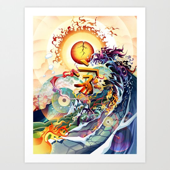 Japan Earthquake 11-03-2011 Art Print