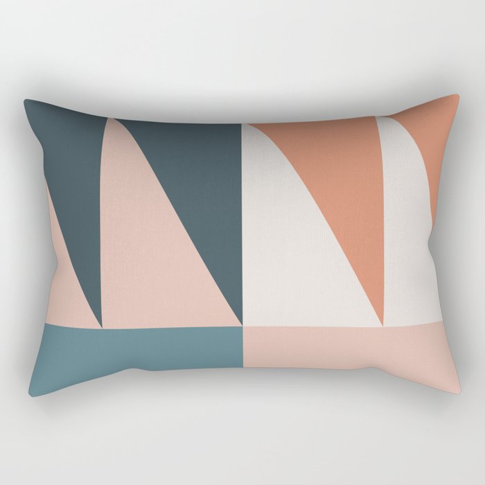 Cirque 05 Abstract Geometric Rectangular Pillow