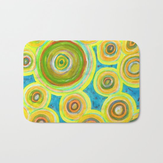 Circular Sky Lights Bath Mat