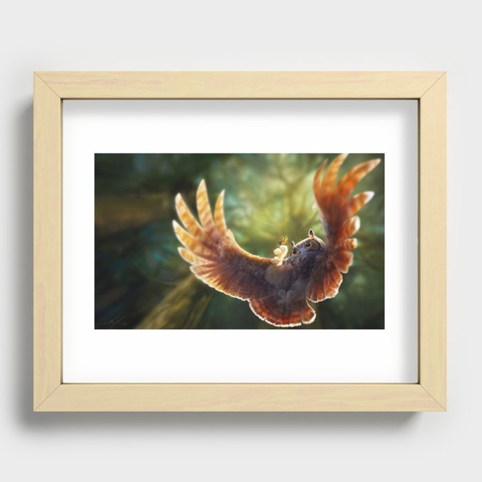 Caught in the moment Recessed Framed Print