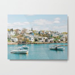 Stonington Boats 01 Metal Print | Water, Landscape, Cloud, Unitedstates, Maine, Vacation, Boat, Outdoors, Shore, Stonington 