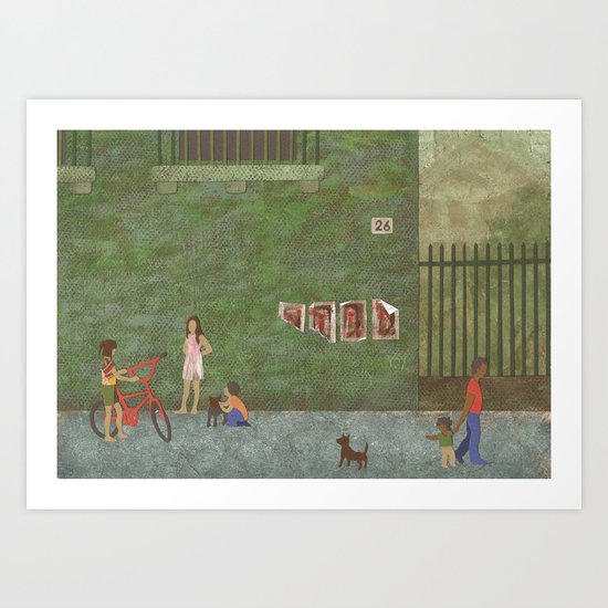 Street (Rue) Art Print