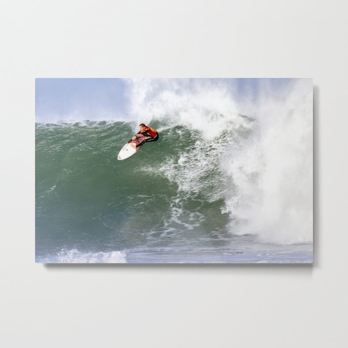 South Africa, Surfing atJeffrey's Bay Metal Print