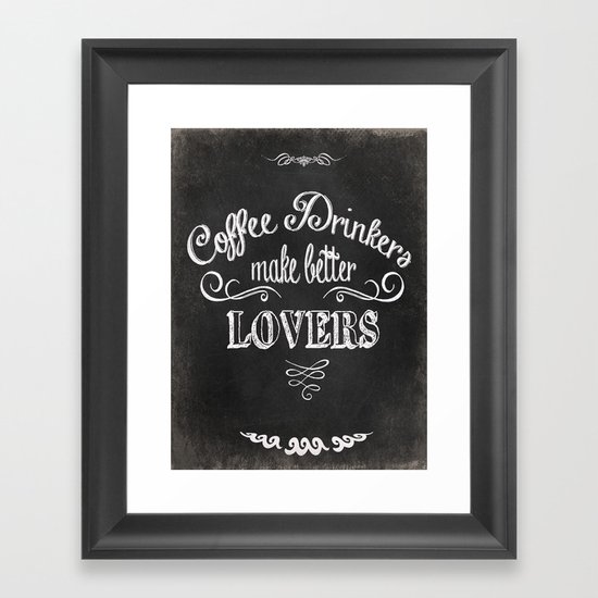 COFFEE Framed Art Print