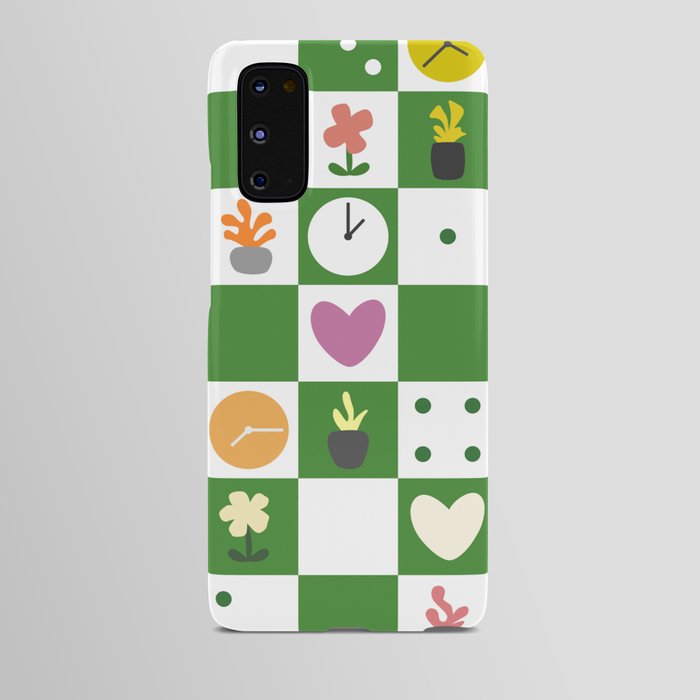 Color object checkerboard collection 13 Android Case