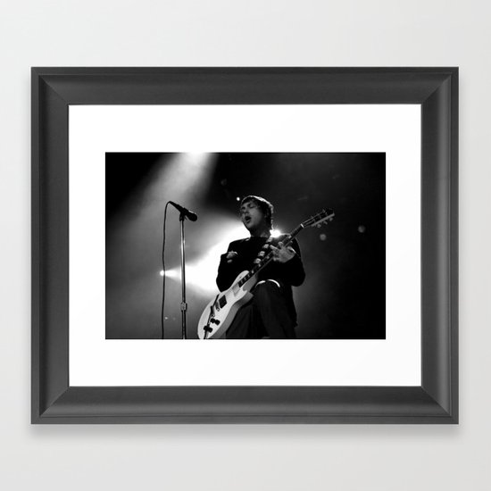 Frank Iero Framed Art Print