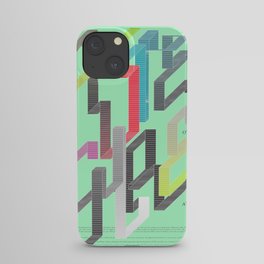 Autechre Oversteps Tour Poster iPhone Case