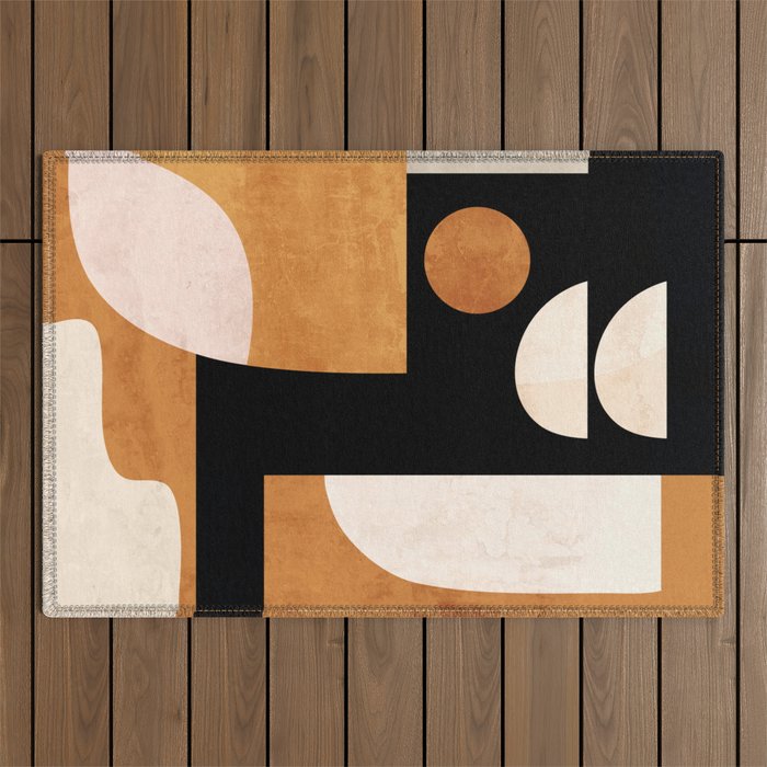 Modern Abstract Art 64 Outdoor Rug