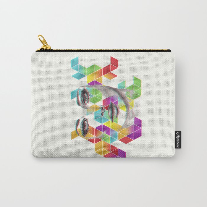 Geometric Carry-All Pouch